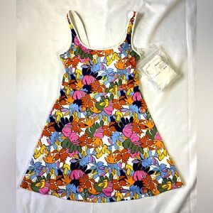 NWT Bailey 44 Sport Tennis/Pickleball Court Floral Dress With Shorts, Size XS